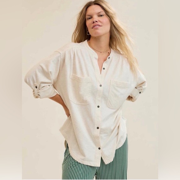 aerie Tops - NWT aerie roll with it button up shirt